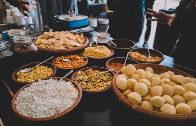 traditionelles indisches Essen traditionelles indisches Essen